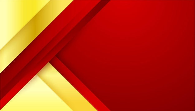 Fondo abstracto rojo y dorado