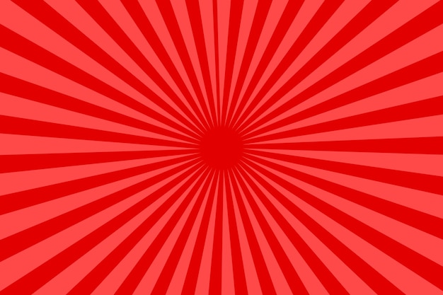 Fondo abstracto rojo de estallido de sol
