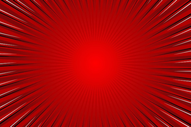 Fondo abstracto rojo de estallido de sol