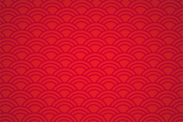 Vector fondo abstracto rojo del estilo asiático.