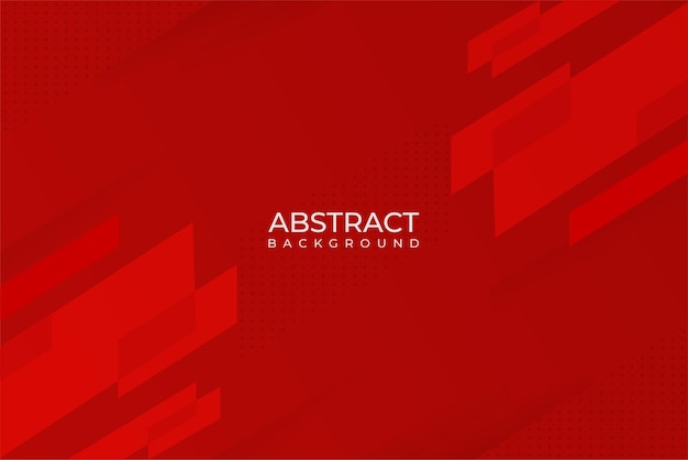 Fondo abstracto rojo geométrico