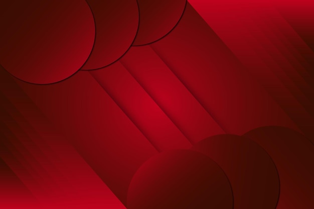 Fondo abstracto rojo con líneas dinámicas Fondo de gradiente rojo brillante moderno