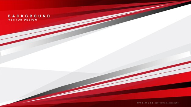 fondo abstracto rojo para negocios ilustración vectorial de diseño corporativo