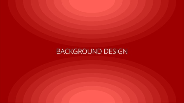 Fondo abstracto rojo con óvalos de gradiente patrón de superposición mezclado