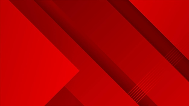 Fondo abstracto rojo simple