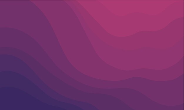Fondo abstracto rojo violeta con ilustración de vector de onda