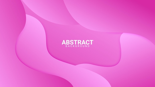 Fondo abstracto rosa con composición de forma dinámica