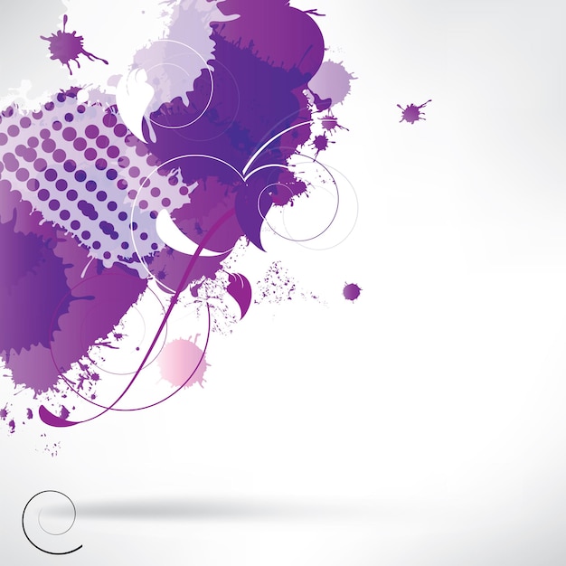 Fondo abstracto con salpicaduras