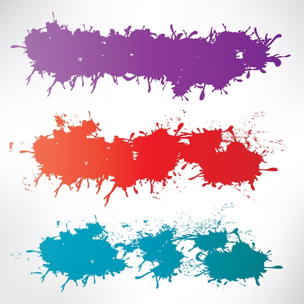 Fondo abstracto con salpicaduras