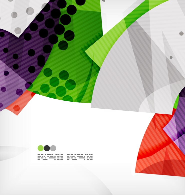 Vector fondo abstracto de semicírculo vector geométrico