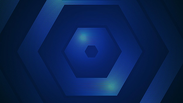 Fondo abstracto simple azul oscuro con líneas en un estilo geométrico como elemento principal