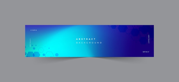 Fondo abstracto de tecnología de banner de Linkedin