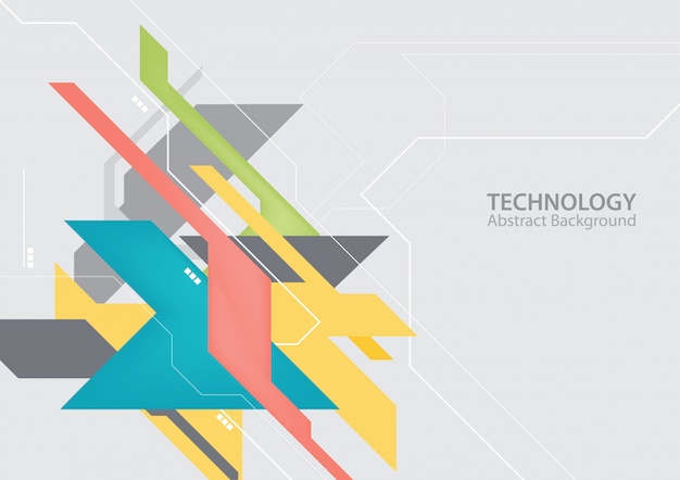 Fondo abstracto de tecnología digital de alta tecnología