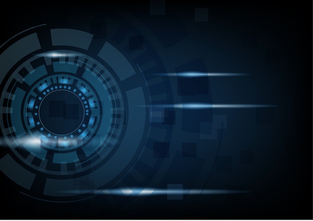 Fondo abstracto de tecnología futurista de alta tecnología
