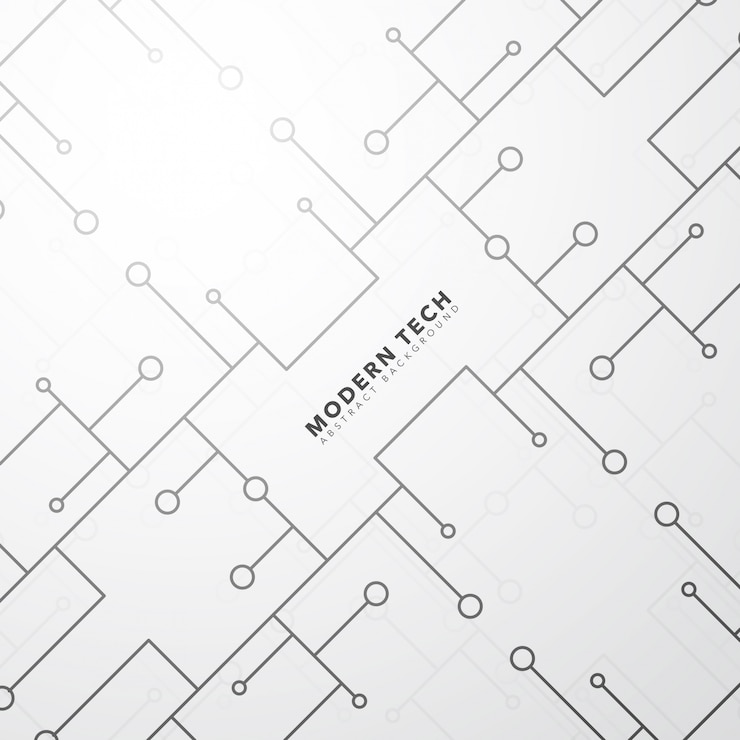 Vector fondo abstracto de tecnología moderna