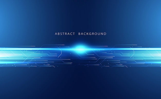 Fondo abstracto tecnología movimiento velocidad azul claro efecto de luz de alta velocidad movimiento movimiento de alta velocidad futurista sobre fondo azul de alta tecnología
