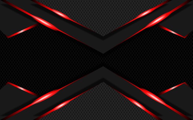 Fondo abstracto de tecnología robótica roja