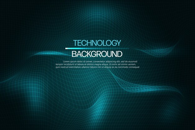 Fondo abstracto de la tecnología.