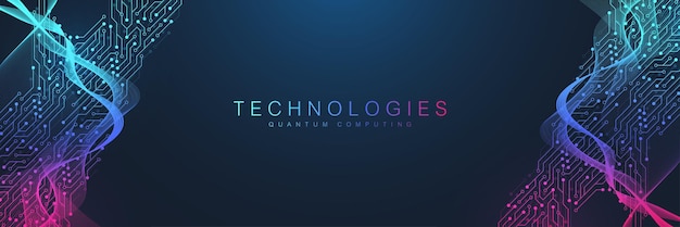 Fondo abstracto con textura de placa de circuitos tecnológicos para la presentación del sitio web de banner de encabezado