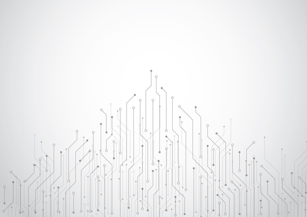 Fondo abstracto con textura de placa de circuitos tecnológicos