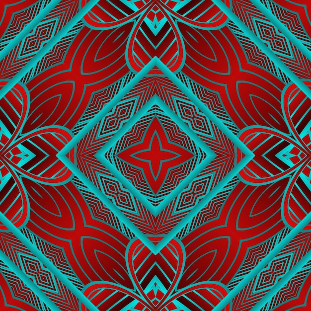 Fondo abstracto con textura transparente en rojo granate combinado con azul