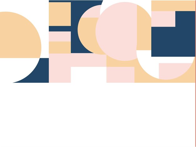 Fondo abstracto con texturas geométricas de onda de punto de línea cuadrada de medio círculo, estilo memphis
