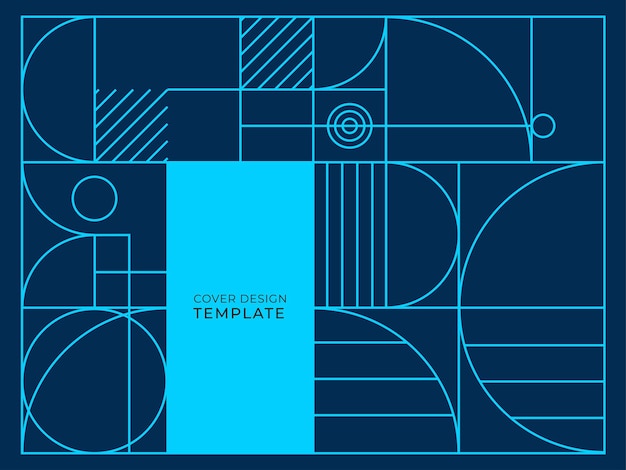 Fondo abstracto con texturas geométricas de onda de punto de línea cuadrada de medio círculo, estilo memphis