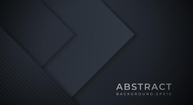Fondo abstracto texturizado con capas de papel azul marino negro oscuro para diseño web decorativo Póster