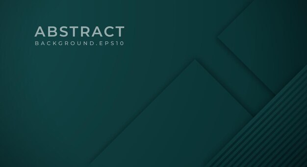 Fondo abstracto texturizado con capas de papel verde oscuro para diseño web decorativo Poster Banner