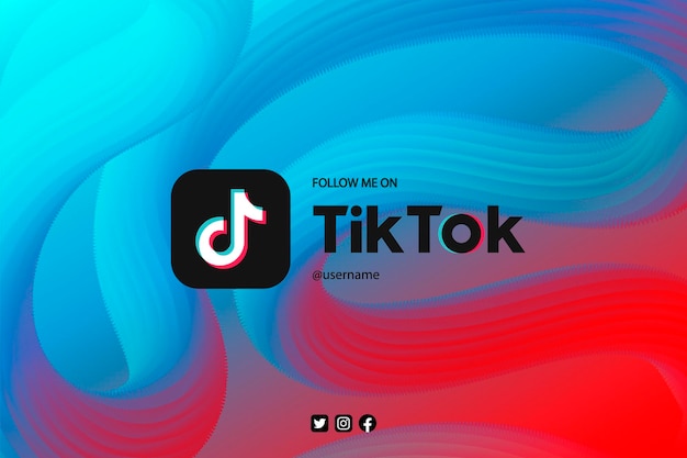 Fondo abstracto de tik tok