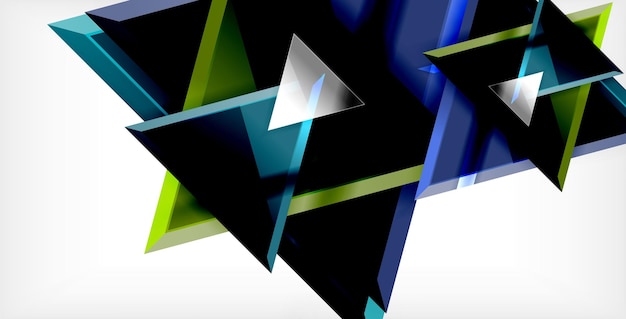 Fondo abstracto del triángulo