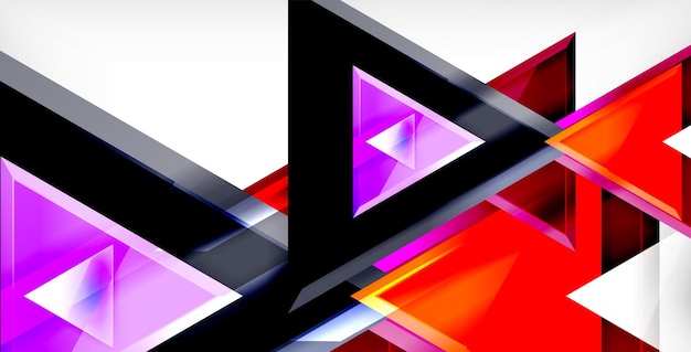 Fondo abstracto del triángulo