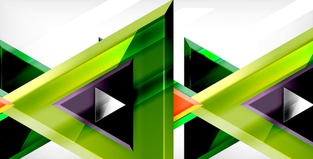 Fondo abstracto del triángulo