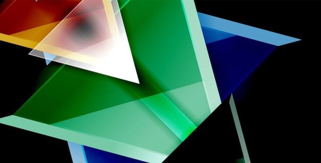 Fondo abstracto del triángulo