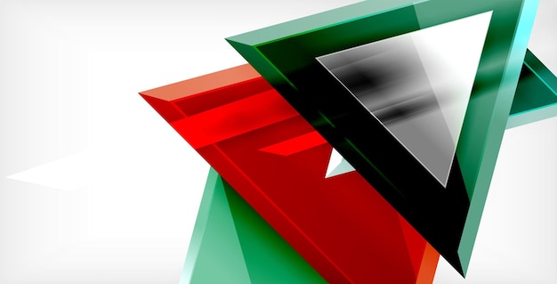 Fondo abstracto del triángulo