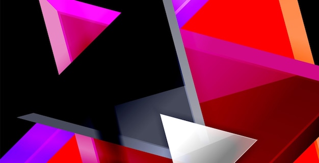 Fondo abstracto del triángulo