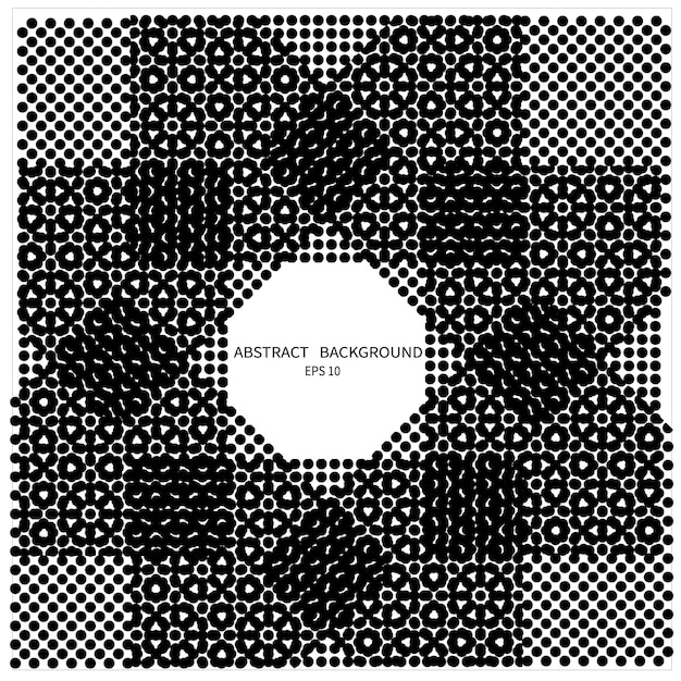 Vector fondo abstracto vector blanco y negro