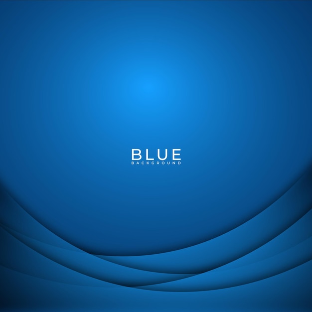 Fondo abstracto de vector libre en color azul