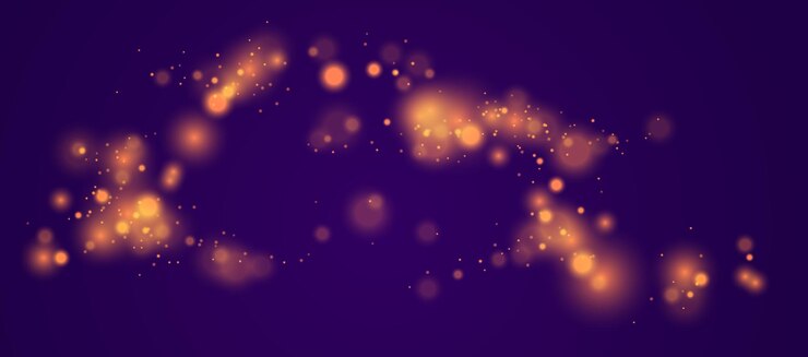 Vector fondo abstracto de vector de luces borrosas, fondo de pantalla artístico oscuro.