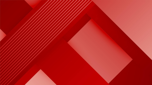 Fondo abstracto vector rojo con rayas