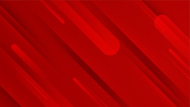 Fondo abstracto vector rojo con rayas