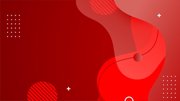 Fondo abstracto vector rojo con rayas