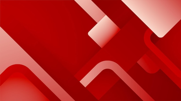 Fondo abstracto vector rojo con rayas