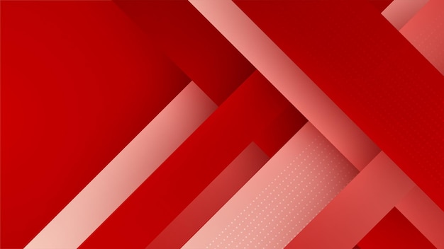 Fondo abstracto vector rojo con rayas