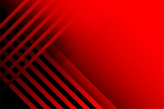 Fondo abstracto vector rojo con rayas