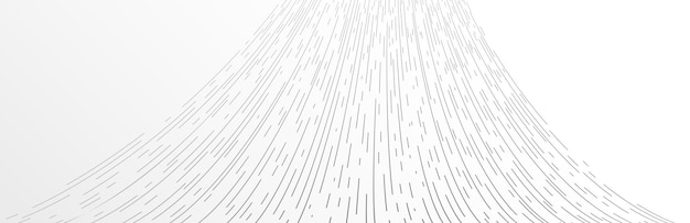 Fondo abstracto de vector de tecnología con líneas de gran flujo de datos, abstracción 3D de nanotecnología y ciencia, electrónica y estilo digital, perspectiva dimensional de red de alambre.