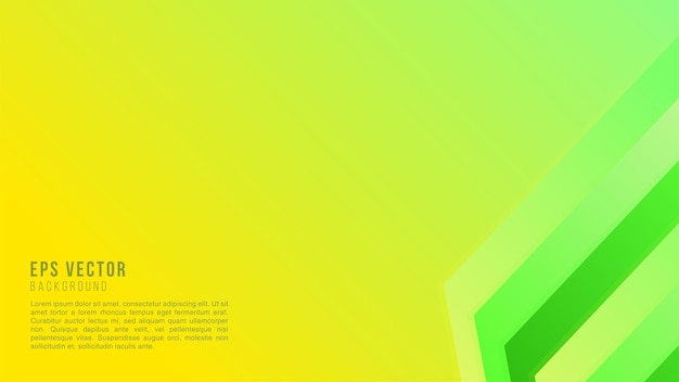 Fondo abstracto de vector verde, amarillo. Ilustración abstracta degradada con colores borrosos