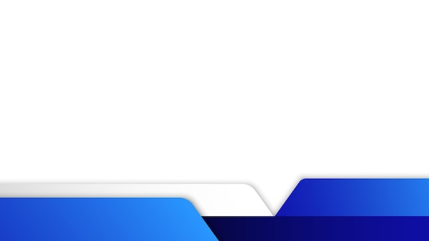 Fondo abstracto vectorial azul y blanco con estilo de moda y forma simple