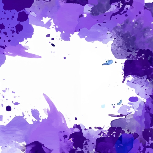 Fondo abstracto vectorial con un colorido diseño de salpicaduras de acuarela