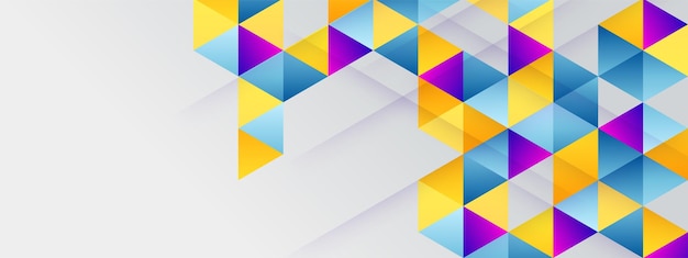 Fondo abstracto vectorial con concepto colorido y moderno